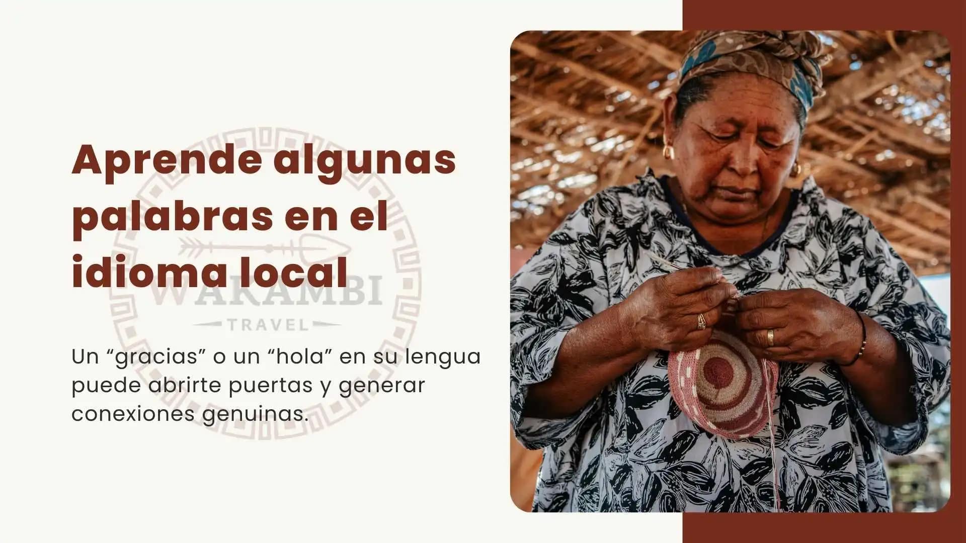 Aprende el lenguaje local