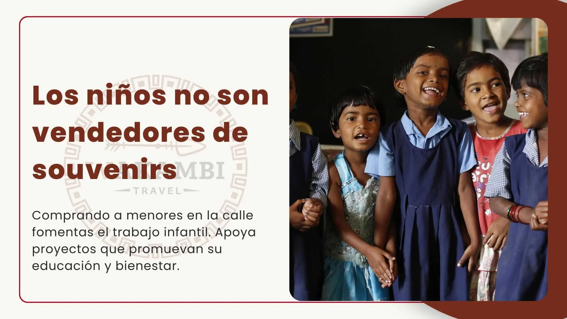 Los niños no venden souvenirs